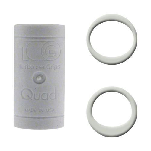 Turbo Grips Ms Quad Soft Mesh/Oval Lift White
