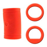 Top Accessories: Turbo Grips Quad Soft Power Lift/Oval Mesh Insert Orange