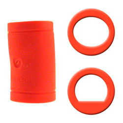 Turbo Grips Quad Soft Power Lift/Oval Mesh Insert Orange