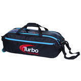 Sale Priced Bag: Turbo Pursuit Slim Triple Tote Blue/Black