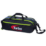 Top Bags: Turbo Pursuit Slim Triple Tote/Roller Lime/Black