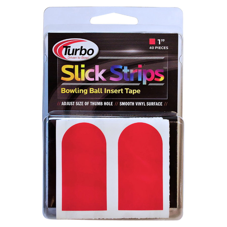 Turbo Slick Strips Tape 1" 40/Pcs Red