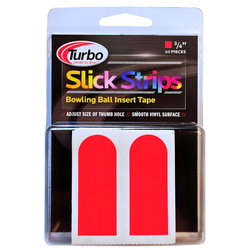 Turbo Slick Strips Tape 3/4" 40/Pcs Red