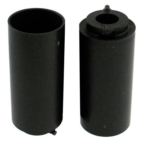 Turbo Switch Grip Empty Black Inner Sleeve 1 1/4"