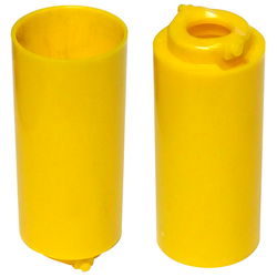 Turbo Switch Grip Empty Inner Sleeve Yellow 1 1/4"