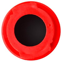 Turbo Switch Grip NX Red Inner Sleeve w/ Urethane Solid Black ALT Image