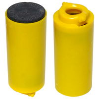 Turbo Switch Grip Yellow Inner Sleeve w/Urethane Solid Black 1 1/4 MAIN Image