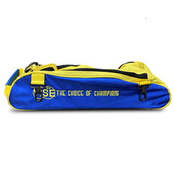 Vise 3 Ball Add-On Shoe Bag Blue/Yellow Bowling Bags