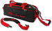 Review the Vise 3 Ball Clear Top Roller/Tote Black/Red