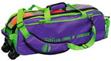 Sale Priced Bag: Vise 3 Ball Clear Top Roller/Tote Grape/Green