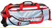 Review the Vise 3 Ball Clear Top Roller/Tote White/Red
