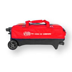 Vise 3 Ball Tournament Roller Red Bowling Bags