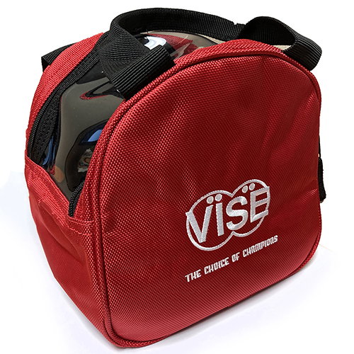 Vise Clear Top Red Add-On Bag