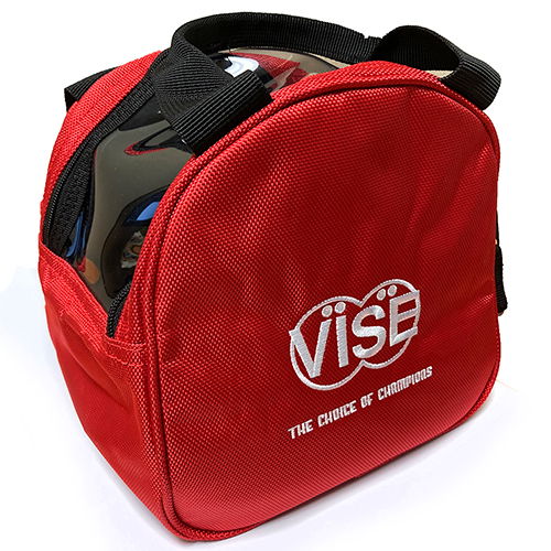 Vise Clear Top Red Add-On Bag