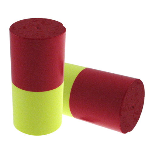 Vise Duo-Color Easy Thumb Slug Red/Neon Yellow