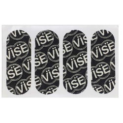 Vise Pre Cut Logo Tape 1" Black