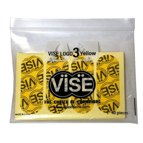 Vise Pre Cut Logo Tape 1" Yellow