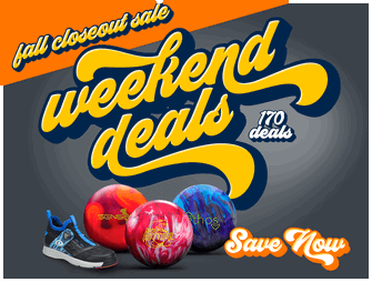 Weekend Sale : Discounts on Bowling Balls, Bowling Bags, Bowling Shoes, and Accessories