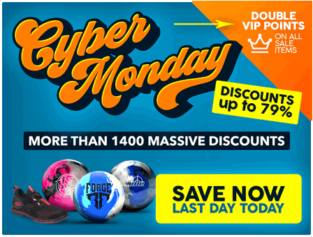 Cyber Monday Sale : Discounts on Bowling Balls, Bowling Bags, Bowling Shoes, and Accessories