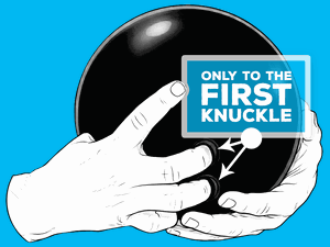 Fingertip Bowling Hand Position