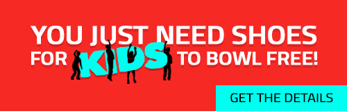 You just need bowling shoes for kids to bowl free all summer long!