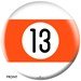 Review the OnTheBallBowling Billiard Orange Stripe 13 Ball