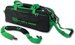 Review the Vise 3 Ball Clear Top Roller/Tote Black/Green