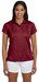 Harriton Womens 4 oz Polytech Polo Maroon