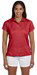 Harriton Womens 4 oz Polytech Polo Red