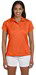 Harriton Womens 4 oz Polytech Polo Orange