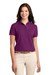 Review the Port Authority Womens Silk Touch Polo Shirt Deep Berry