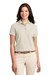 Port Authority Womens Silk Touch Polo Shirt Light Stone
