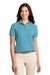 Review the Port Authority Womens Silk Touch Polo Shirt Maui Blue