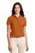 Review the Port Authority Womens Silk Touch Polo Shirt Texas Orange