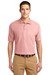 Port Authority Mens Silk Touch Polo Shirt Light Pink