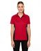 Review the Ash City Womens Fuse Polo Classic Red/Black