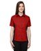 Ash City Womens Fuse Colorblock Camp Shirt Classic Red/Black